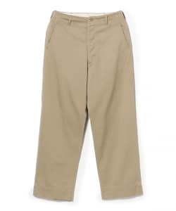COMOLI / KHAKI チノパンツ