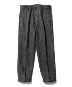 ▲BEAMS PLUS / 1プリーツ カシミヤウール スラックスパンツ