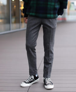 ▲BEAMS / フランネル スラックス