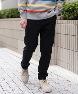 ▲BEAMS / モールスキン ストレッチ テーパード パンツ