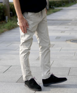 ▲BEAMS / ストレッチ テーパード ピケ パンツ