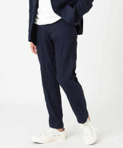 ▲sage de cret /  ポリチノキャッチワッシャー テーパードパンツ