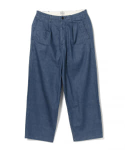 GOLD / 12oz. DENIM 1TUCK WIDE TROUSERS