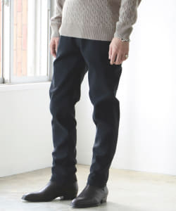 ▲BEAMS / モールスキン ストレッチ テーパード パンツ