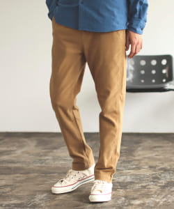 ▲BEAMS / モールスキン ストレッチ テーパード パンツ