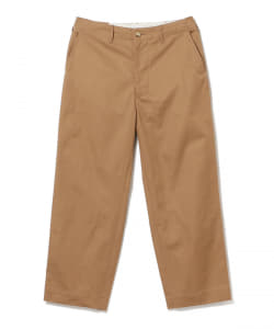 ▲tone / Cotton Twill Wide Trouser