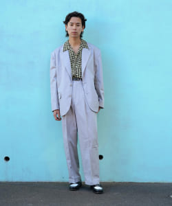 ▲VAPORIZE / Cotton Wide 2Pleats Pants