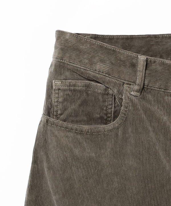 AURALEE / GARMENT-DYED FINX CORDUROY 5P WIDE PANTS