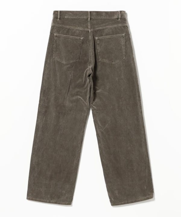 AURALEE / GARMENT-DYED FINX CORDUROY 5P WIDE PANTS