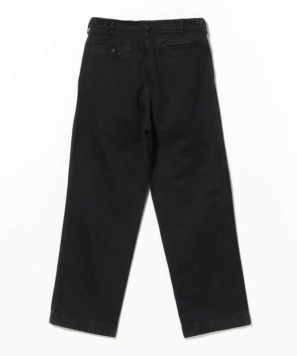 AURALEE / GARMENT-DYED FINX CHINO ONE-TUCK WIDE PANTS