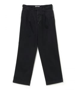 AURALEE / GARMENT-DYED FINX CHINO ONE-TUCK WIDE PANTS
