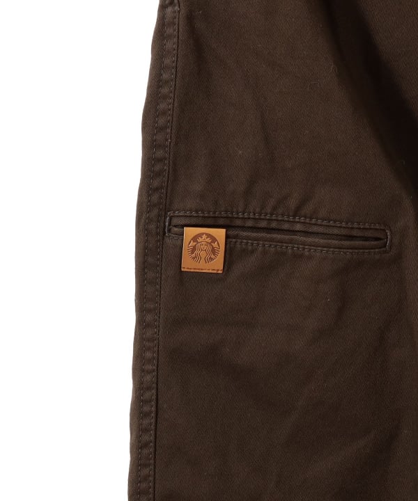 【ショップ限定商品】STARBUCKS STAND by BEAMS / フラップ チノパンツ