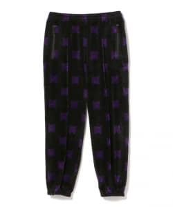 NEEDLES  / ZIPPED TRACK PANT - C/PE PAPILLON VELOUR