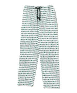 BOW WOW / "GOT WEED?" JAQUARED PANTS