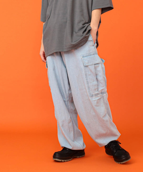 BEAMS [BEAMS] BEAMS / Denim big 6 pocket cargo pants (casual pants