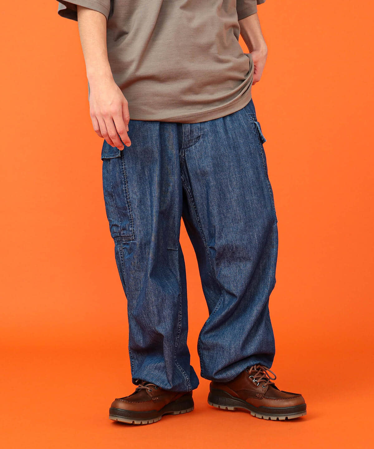 [Outlet] BEAMS / Denim Big 6 Pocket Cargo Pants