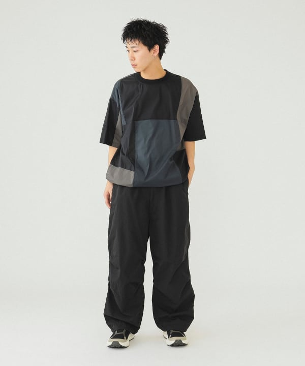 beams ビームス　23ss コットンナイロンオーバーパンツ　定価14300円