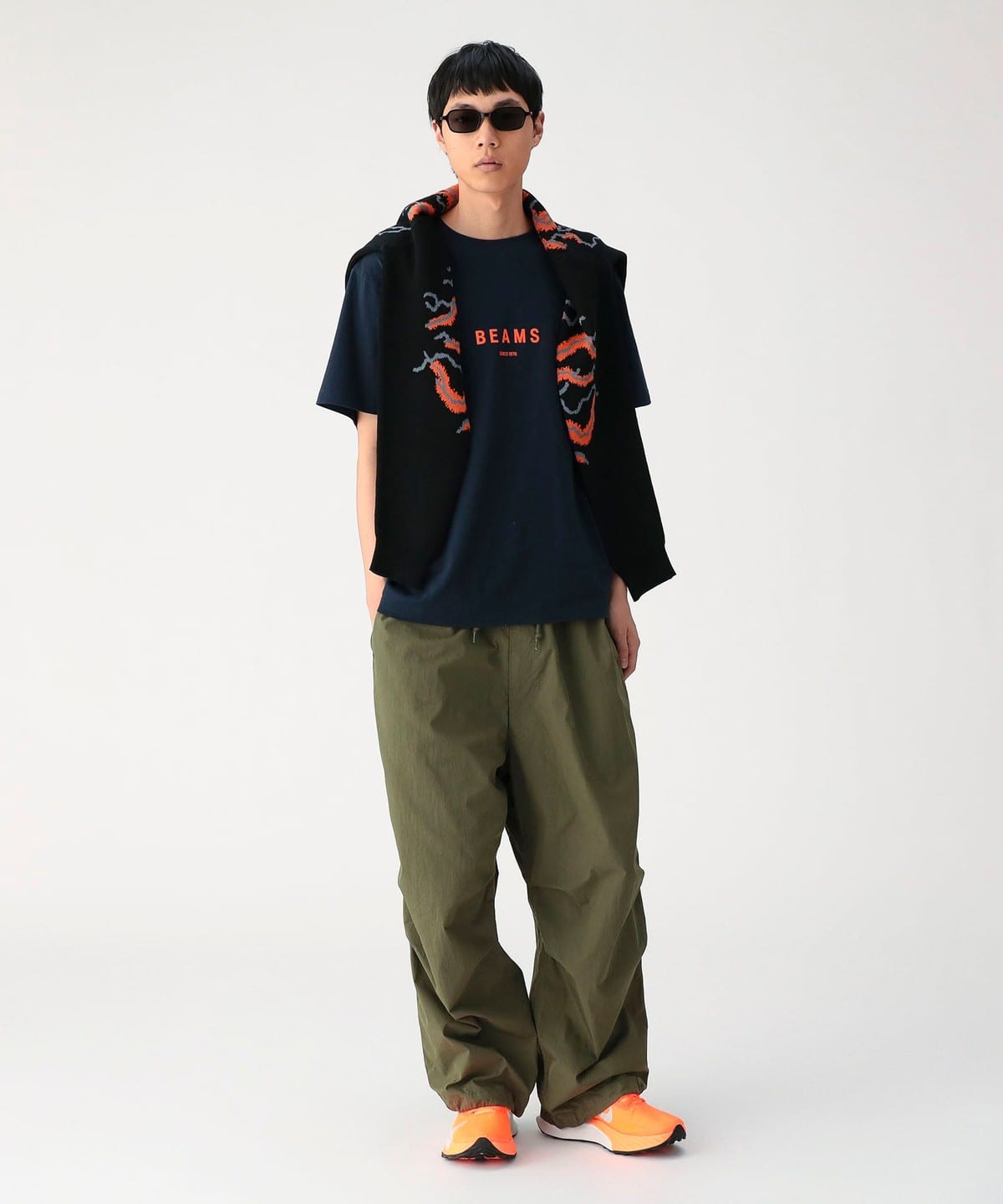 BEAMS Cotton Nylon Overpants (Pants BEAMS Casual Pants) for sale