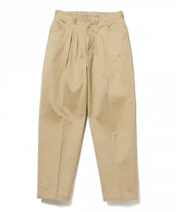 ▲FARAH / Two-tuck Wide Tapered Pants