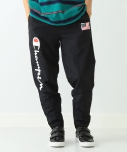 ▲Champion × BEAMS / 別注 ビッグロゴ ナイロンパンツ