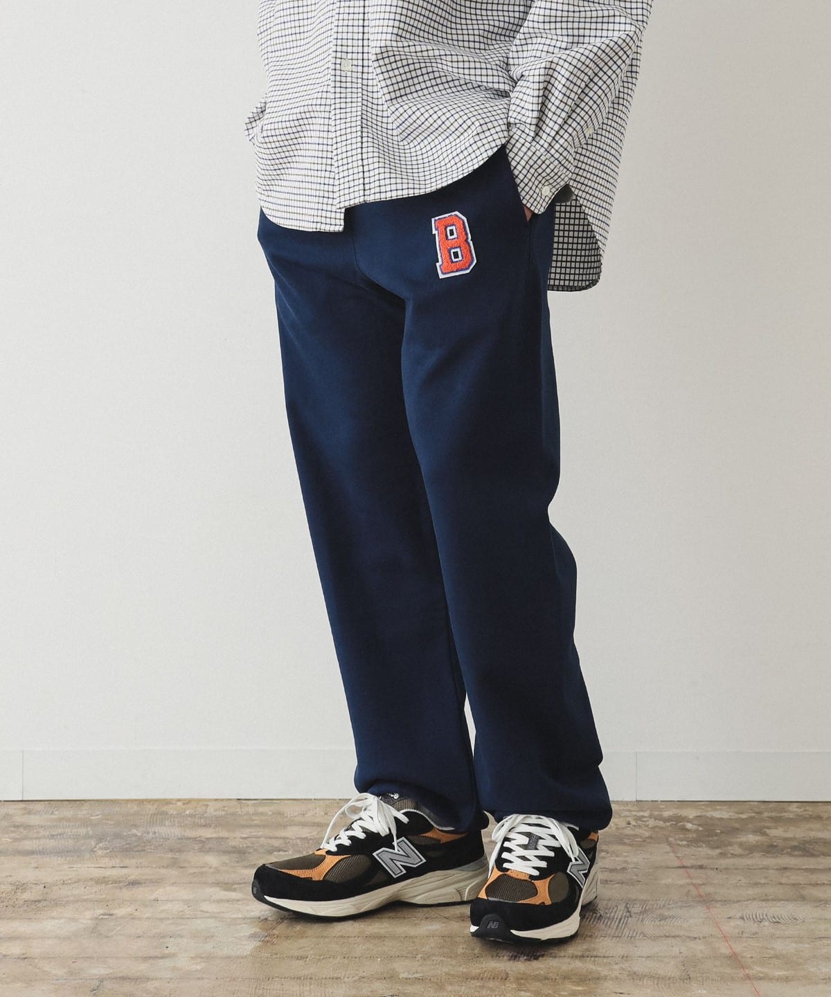 Bロゴ スウェットパンツ パンツ MEN NAVY L Bロゴ スウェットパンツ パンツ MEN NAVY L