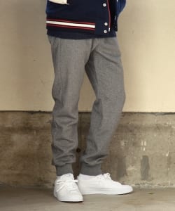 ▲BEAMS / ウール ミックスリブパンツ