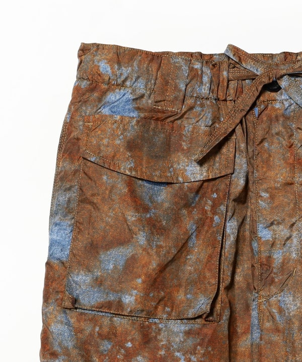 DAIRIKU / Vintage Denim Printed PKT Nylon Pants