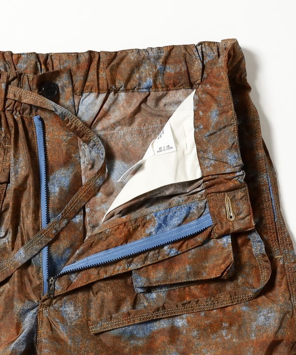DAIRIKU / Vintage Denim Printed PKT Nylon Pants