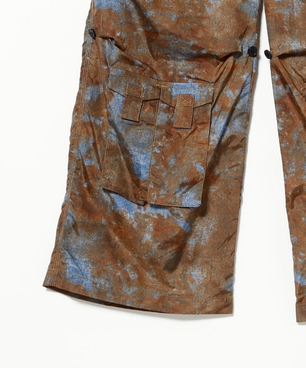 DAIRIKU / Vintage Denim Printed PKT Nylon Pants