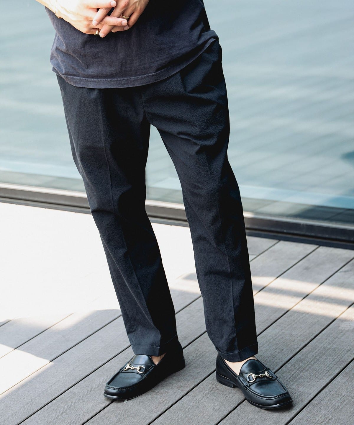 サッカー アンクル イージーパンツ パンツ MEN BLACK L サッカー アンクル イージーパンツ パンツ MEN BLACK L