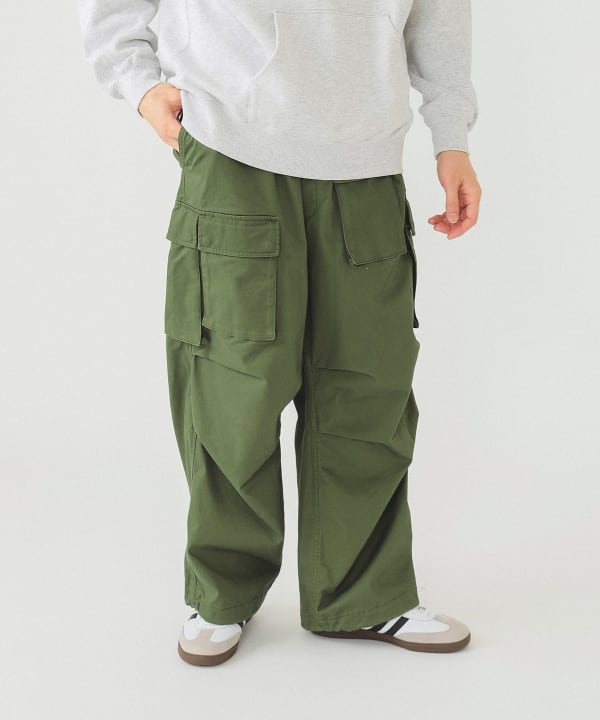 BEAMS BEAMS-Pocket Cargo Pants (Pants, Casual Pants