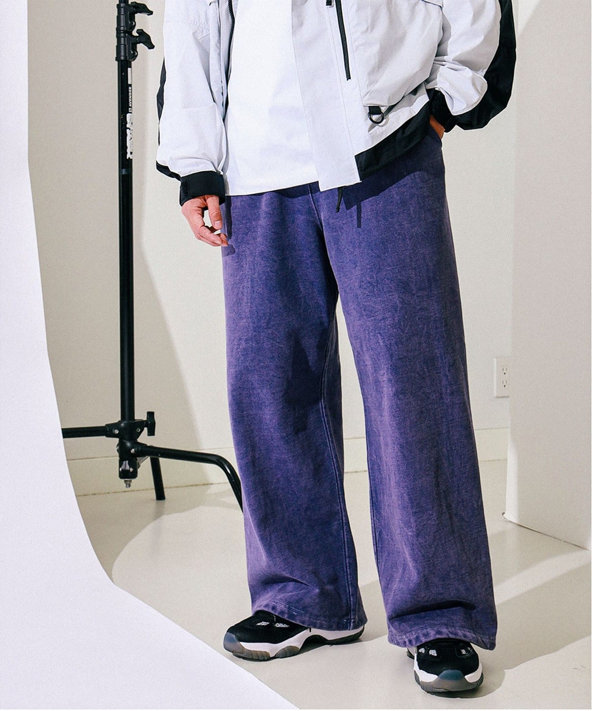 フェード ワイド スウェット パンツ パンツ MEN NAVY M フェード ワイド スウェット パンツ パンツ MEN NAVY M
