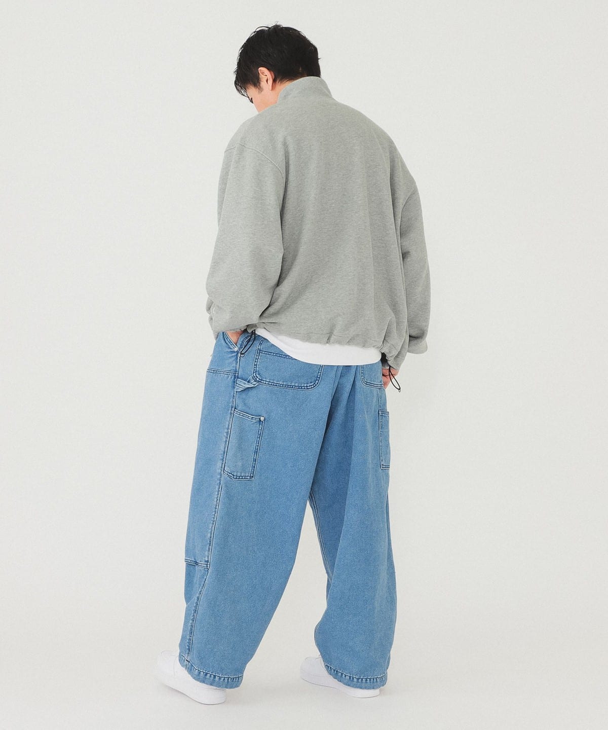 BEAMS (BEAMS) Faded Duck Double Knee Painter Pants (Pants