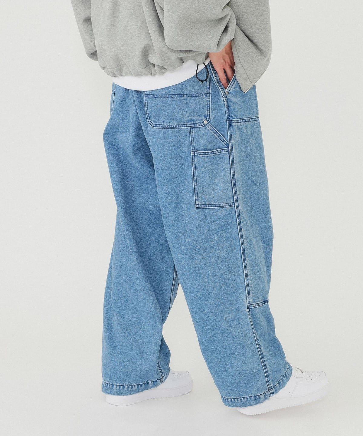 BEAMS (BEAMS) Faded Duck Double Knee Painter Pants (Pants