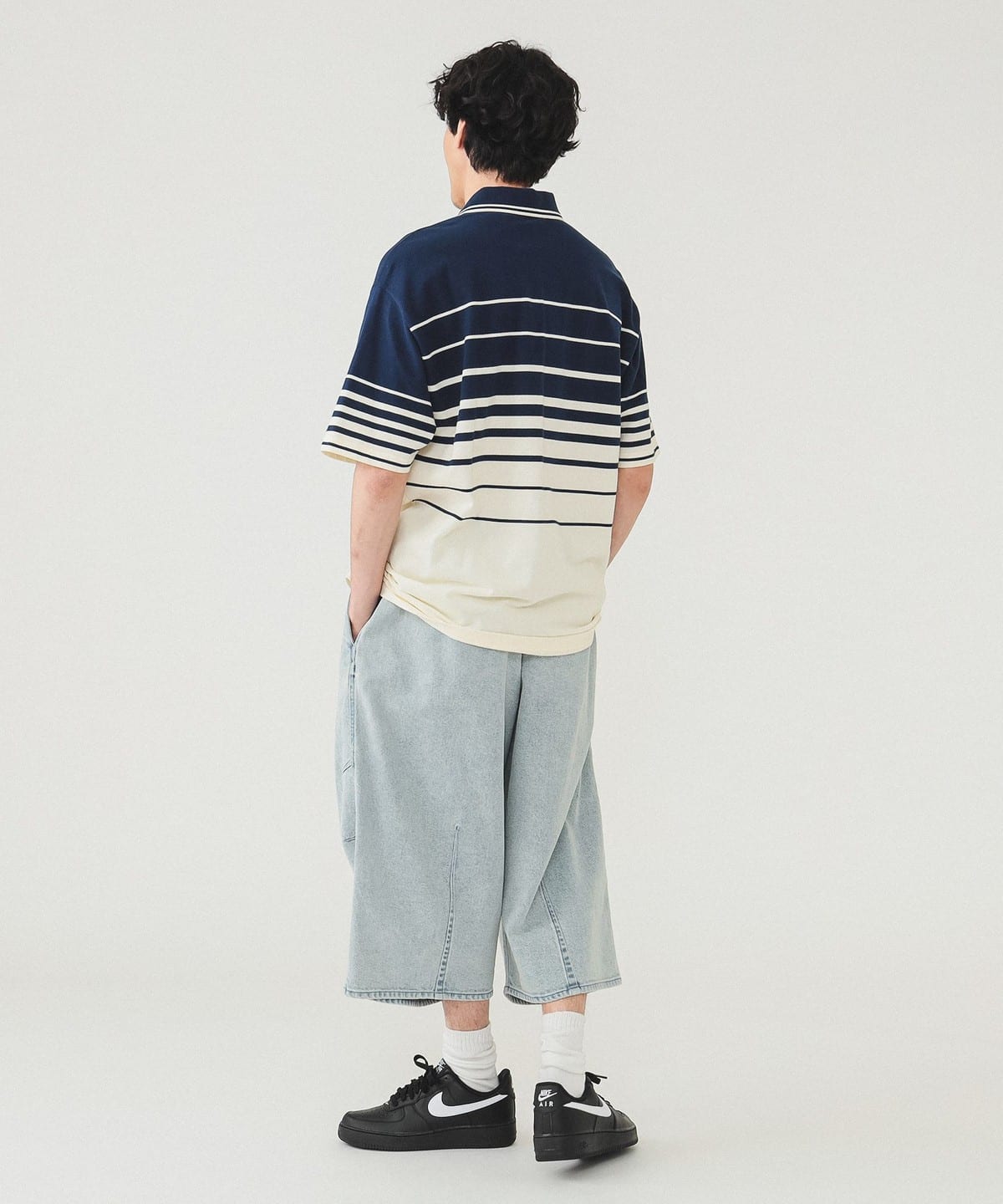 BEAMS Quarter Length Denim BEAMS Pants (Pants, Casual Pants