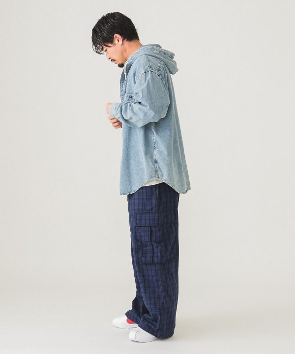 BEAMS Check BEAMS Easy Pants (Pants, Military Pants) for