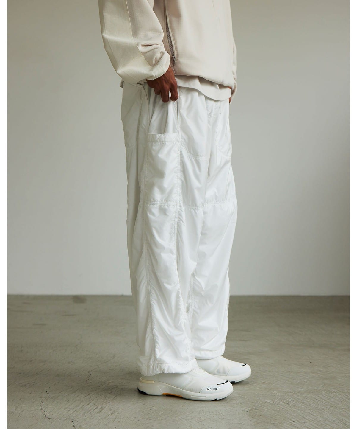 スイッチ ナイロン イージーパンツ パンツ MEN WHITE S スイッチ ナイロン イージーパンツ パンツ MEN WHITE S