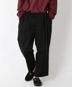 ▲BEAMS / NEW STANDARD 2プリーツ ワイドイージーパンツ