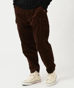 ▲BEAMS / コーデュロイ バギーテーパード カーゴパンツ