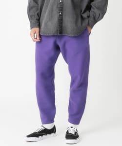 ▲Champion × BEAMS / 別注 ラインリブ サルエル スウェットパンツ