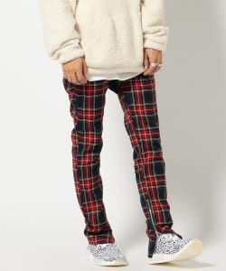 VAPORIZE / Tartan Check Zip Pants