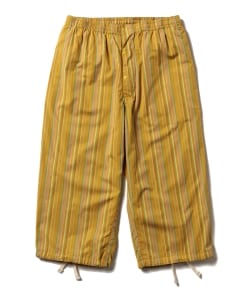 ▲BEAMS PLUS / ストライプ ワイドクロップドパンツ