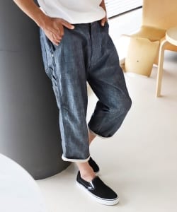 ▲BEAMS / 裾裏 7分丈 ペインターパンツ