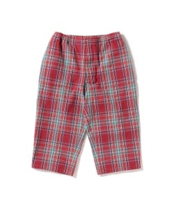 ▲BEAMS PLUS / チェック ワイドクロップドパンツ