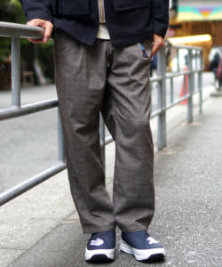 ▲Gramicci × BEAMS / 別注 チェック ユーティリティ パンツ