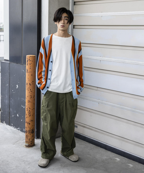 BEAMS ビッグ 6ポケット カーゴパンツ M51 黒 L - ワークパンツ