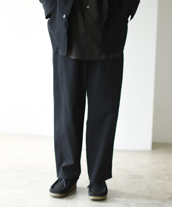 BLACK】BEAMS / Easy Wool Pants | www.trevires.be