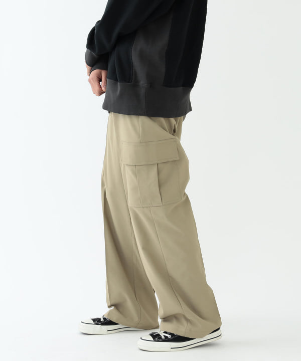 BEAMS [BEAMS] Dickies (R) × BEAMS /別注Loose Polyester Cargo Pants