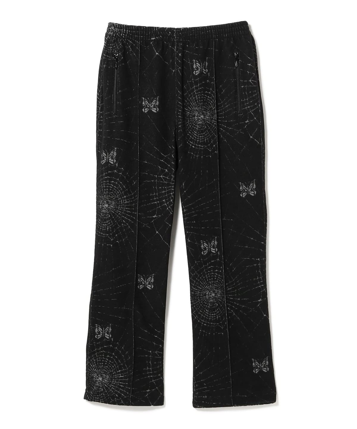 NEEDLES ニードルズ / Track Pant Pile Jacquard Spider Web パンツ MEN Black M NEEDLES ニードルズ / Track Pant Pile Jacquard Spider Web パンツ MEN Black M