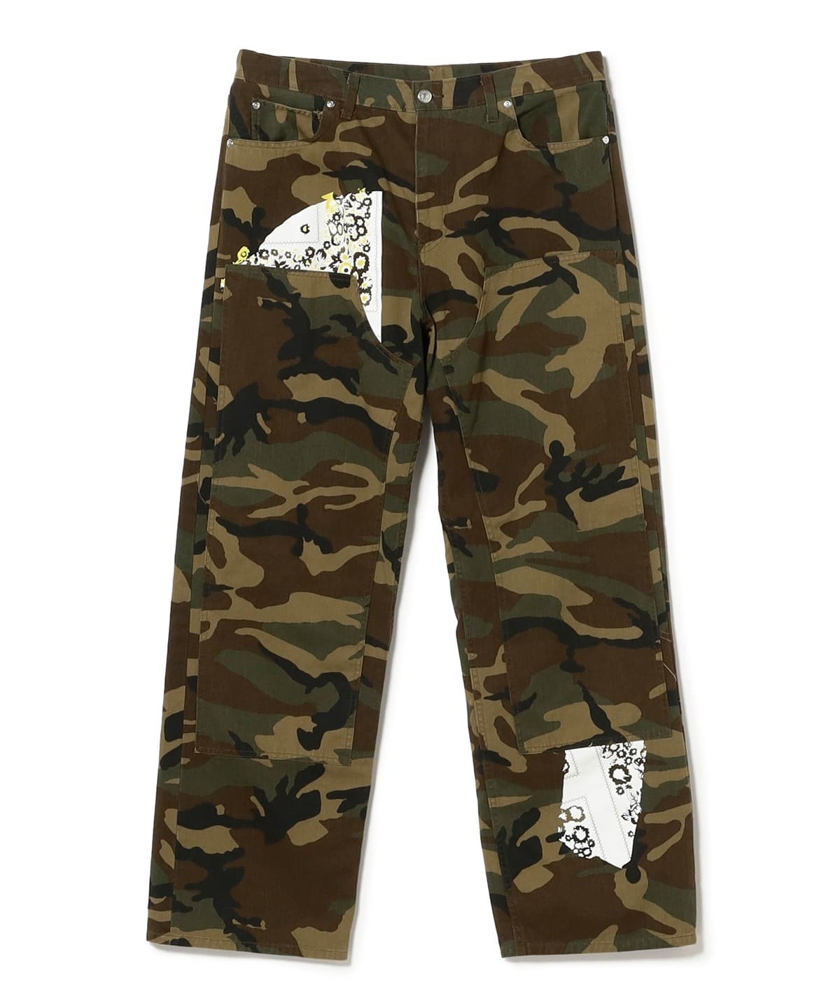 NOMARHYTHM TEXTILE / SIGN PRINT WORK PANTS パンツ MEN Camo 5 NOMARHYTHM TEXTILE / SIGN PRINT WORK PANTS パンツ MEN Camo 5